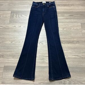 Frame Le High Flare Jeans Size 27 Dark Wash High Rise